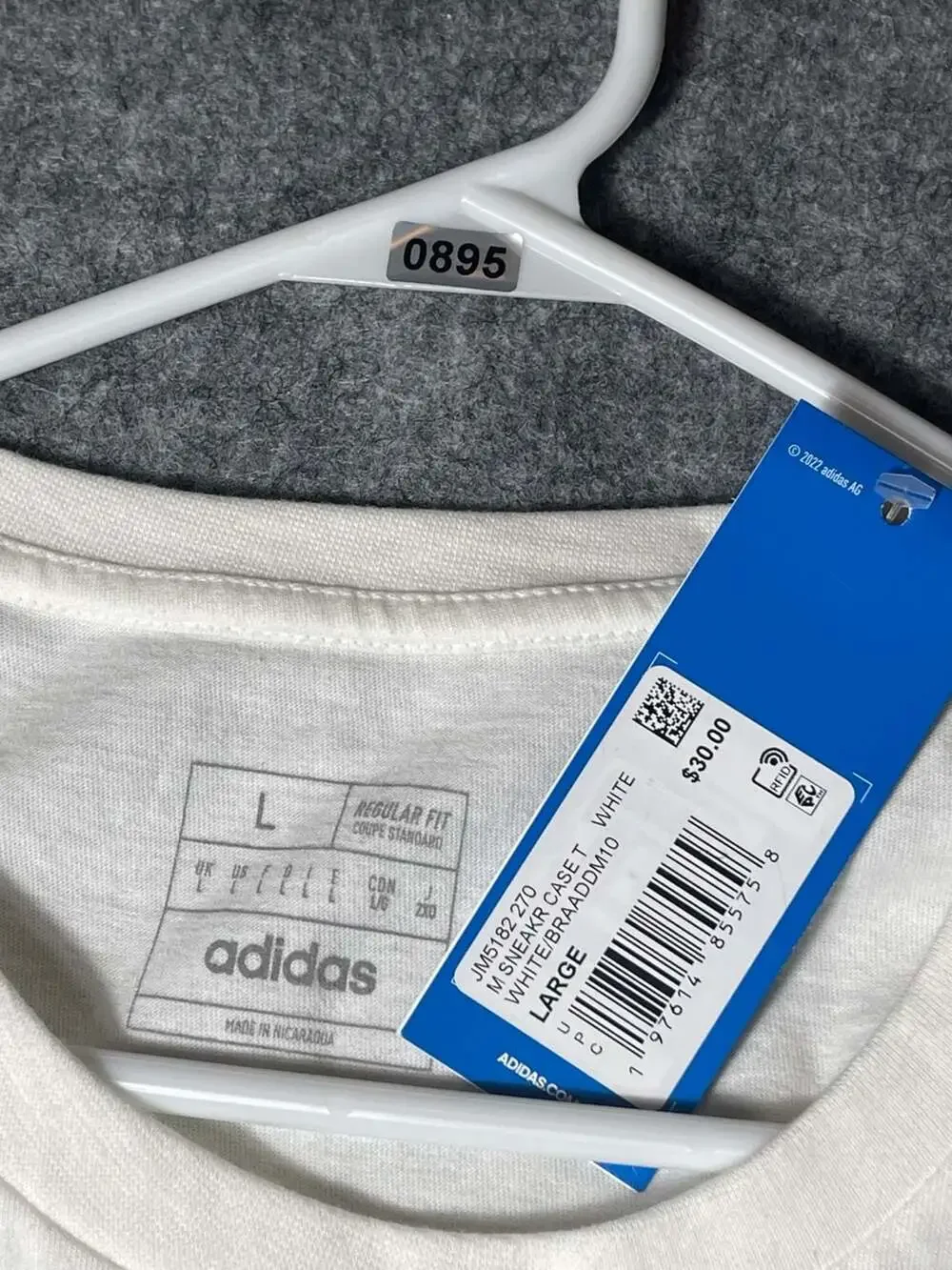 Adidas Originals 'Sneaker Case' Graphic T-Shirt White